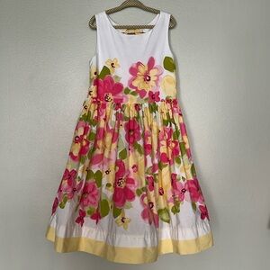 Gymboree Easter Floral Dress Size 7